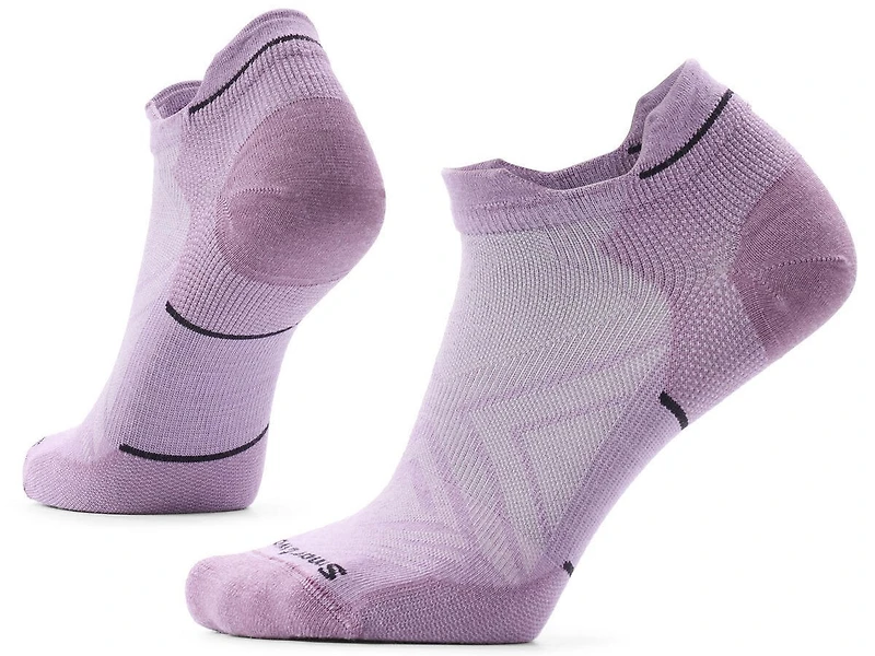 Women's Run Zero Cushion Low Ankle Socks Purple Dawn