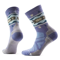 Women's Hike Light Cushion Otter Float Crew Socks Nightfall Blue