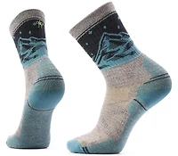 Hike Light Cushion Valley View Crew Socks Taupe Natural Marl