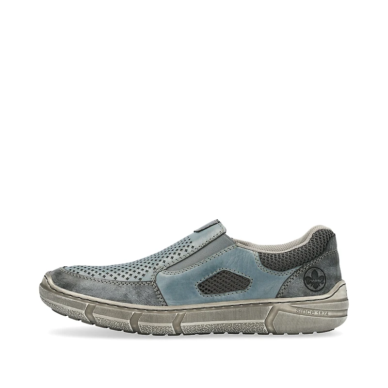 Blue Slip On Shoe