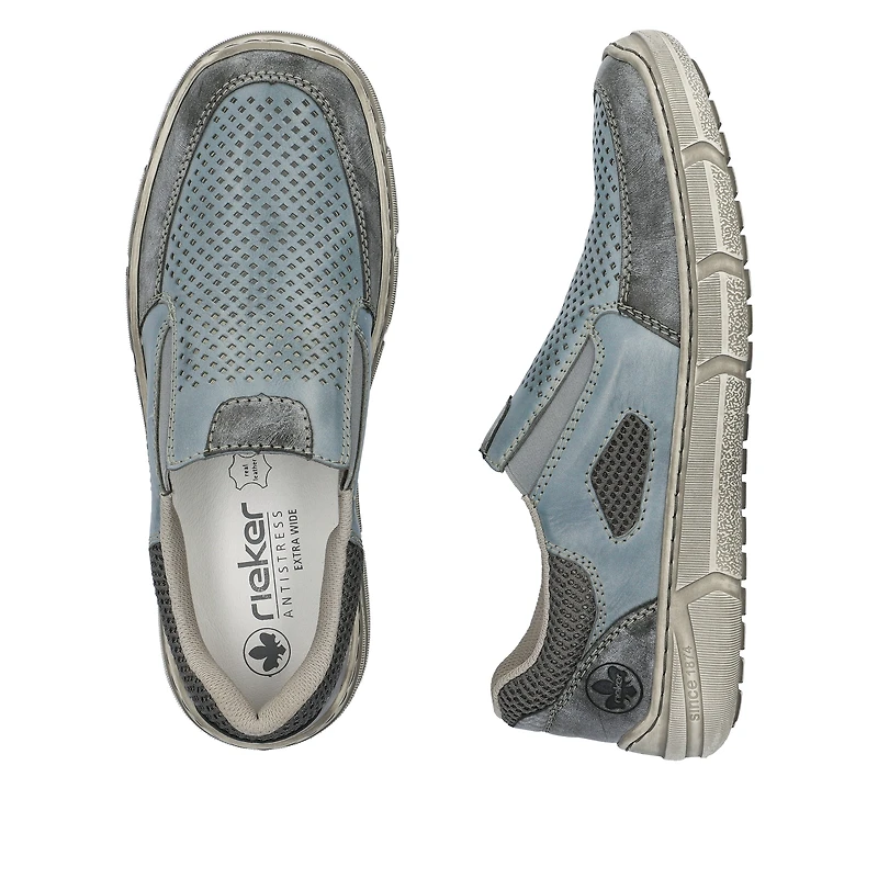 Blue Slip On Shoe
