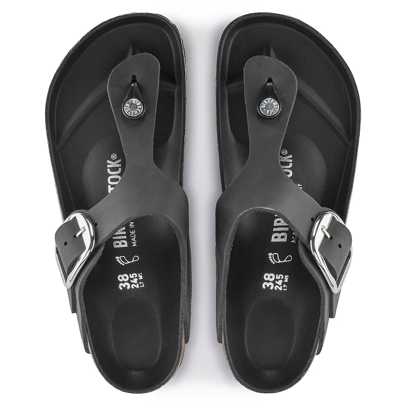 Gizeh Big Buckle Black -regular Fit