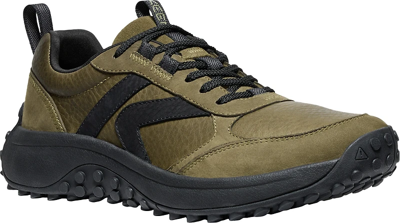 Mens Ks86 Leather Dark Olive