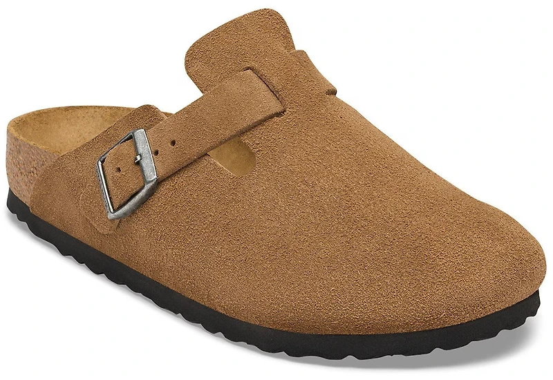 Boston Suede Dark Tea Narrow Fit