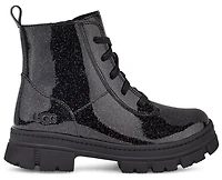 K Ashton Lace Up Glitter Black