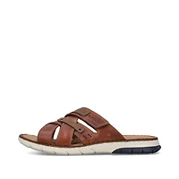Tan Crisscross Sandal