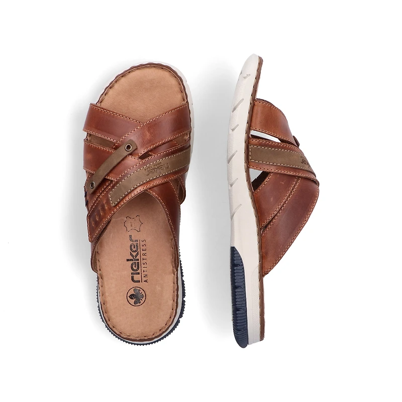 Tan Crisscross Sandal