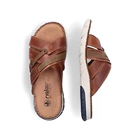 Tan Crisscross Sandal
