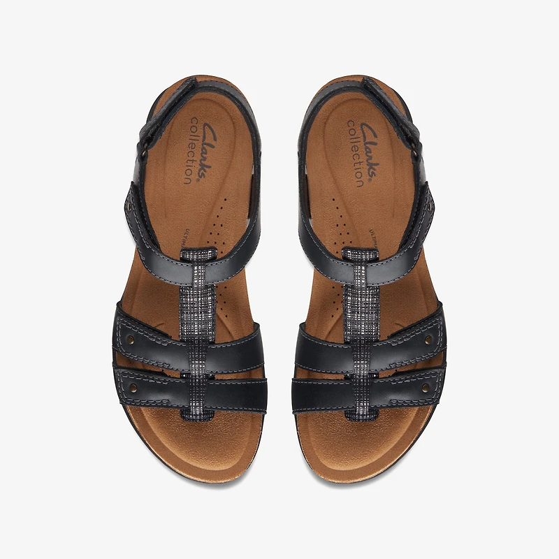 April Cove Leather Black