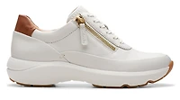 Tivoli Zip Leather Off White