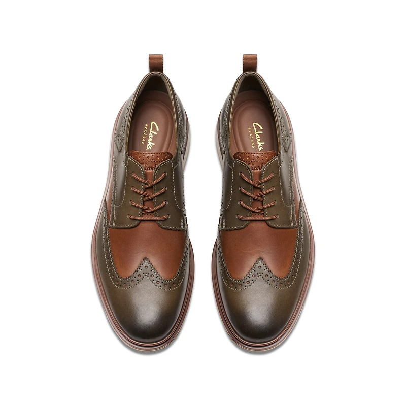 Chantry Wing Leather Dark Olive Combi