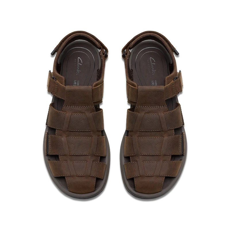 Saltway Cove Leather Dark Brown Lea