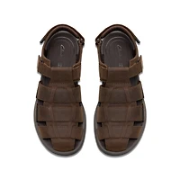 Saltway Cove Leather Dark Brown Lea