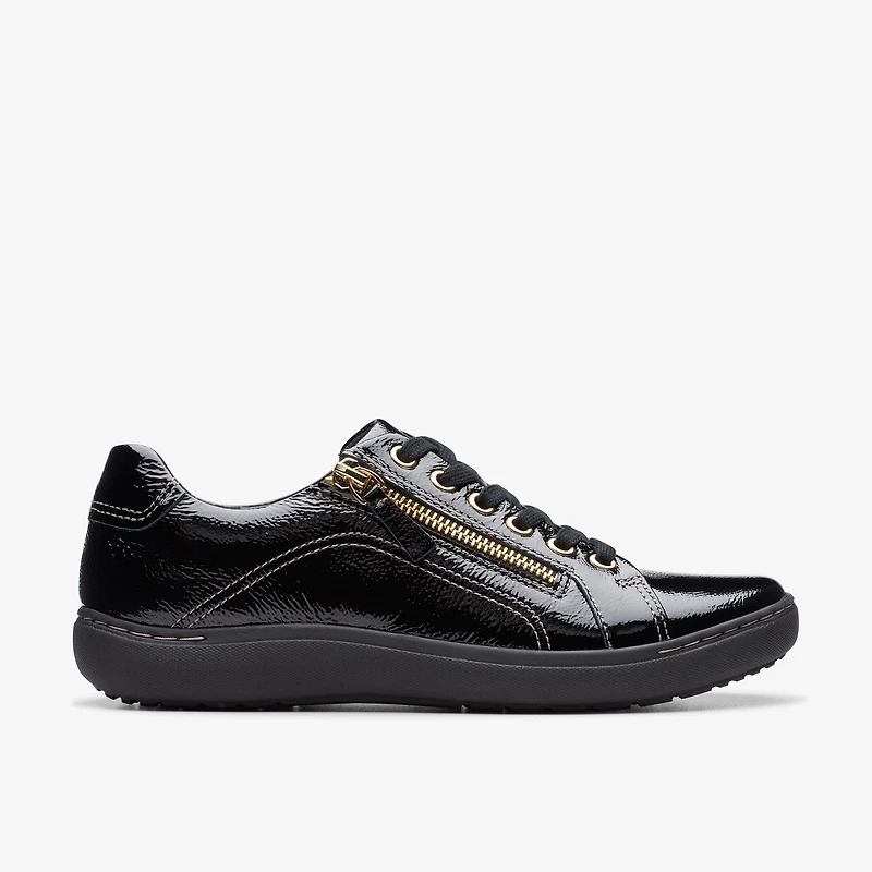 Nalle Lace Leather Black Pat