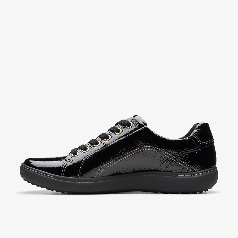 Nalle Lace Leather Black Pat