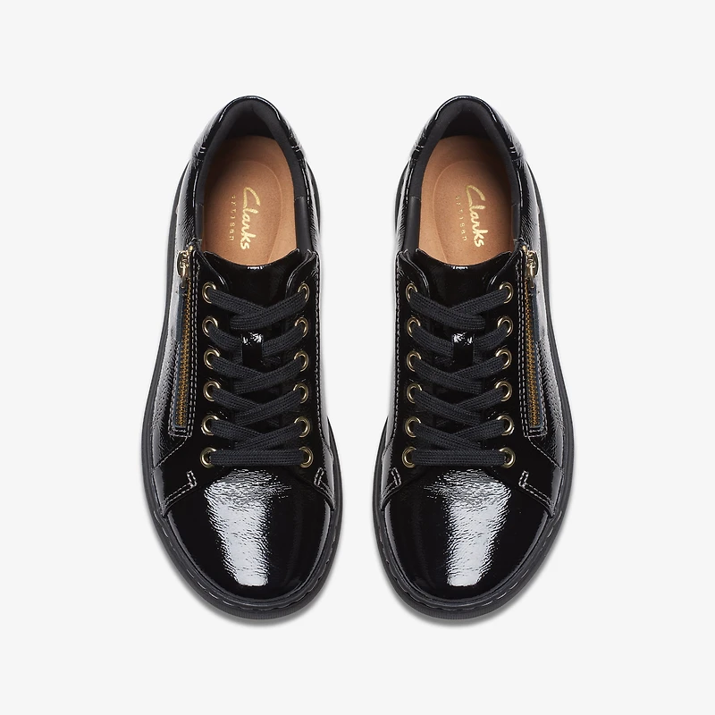 Nalle Lace Leather Black Pat