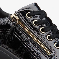 Nalle Lace Leather Black Pat