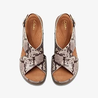 Kassanda Step Synthetic Snake Print