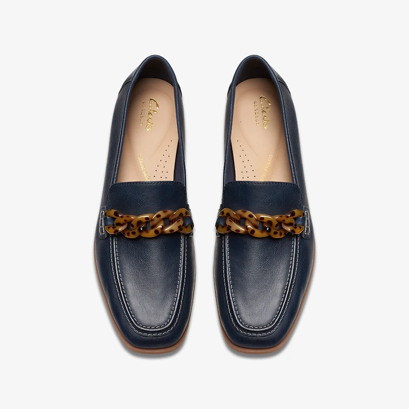 Sarafyna Iris Leather Navy