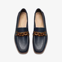 Sarafyna Iris Leather Navy