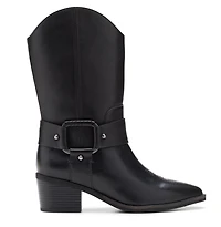 Morzine Rise Leather Black