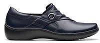 Cora Aubrie Leather Navy