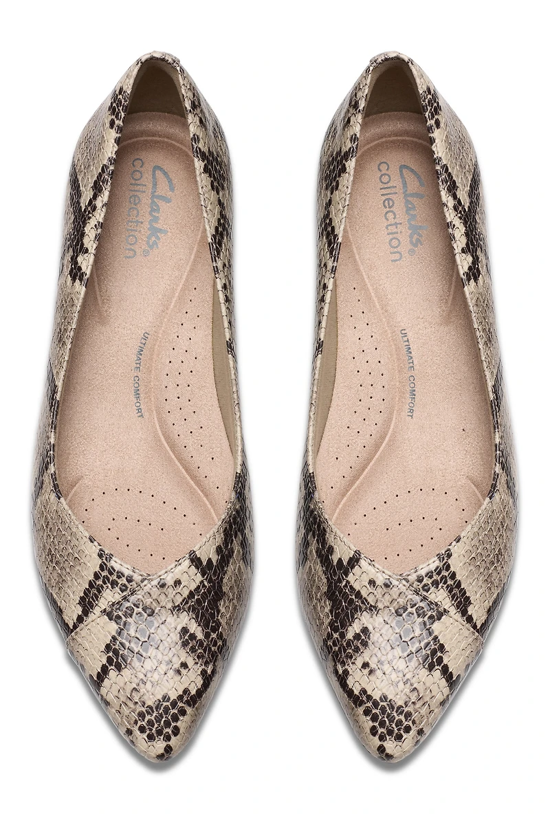 Nataly Wish Leather Grey Snake