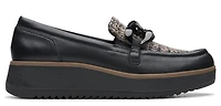 Zylah May Leather/Textile Black Combi