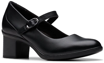 Shaya Jane Leather Black