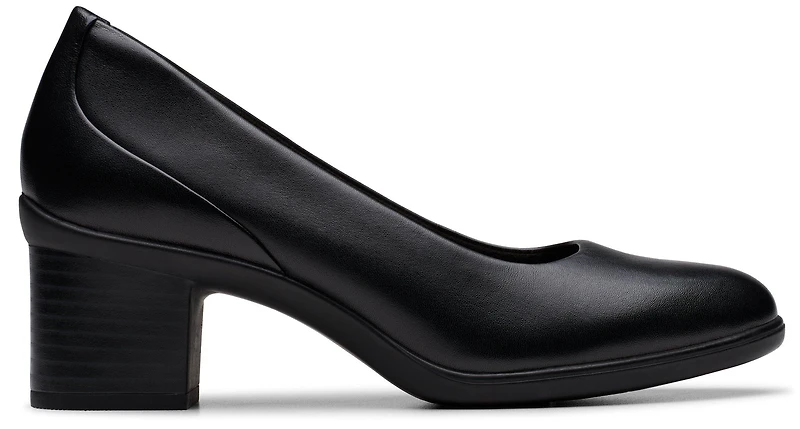 Shaya Poppy Leather Black