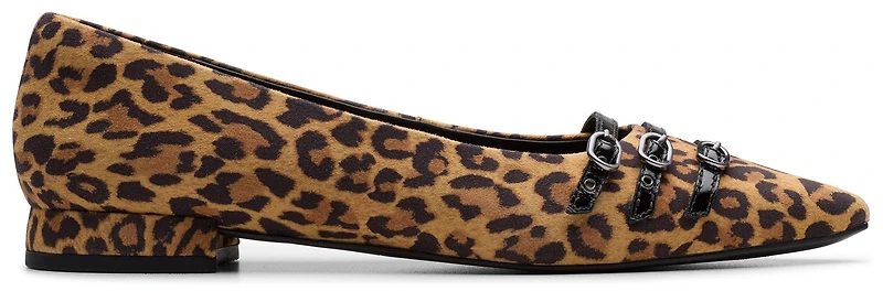 Sensa15 Strap Suede Leopard Print