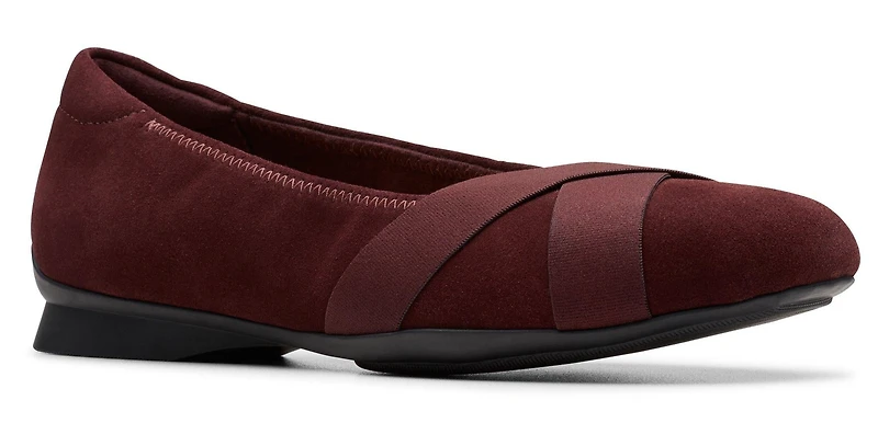 Jazmynn Gem Merlot Suede