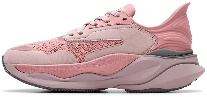 Clarks Pace Textile Dusty Rose Combi