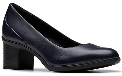 Shaya Poppy Leather Navy