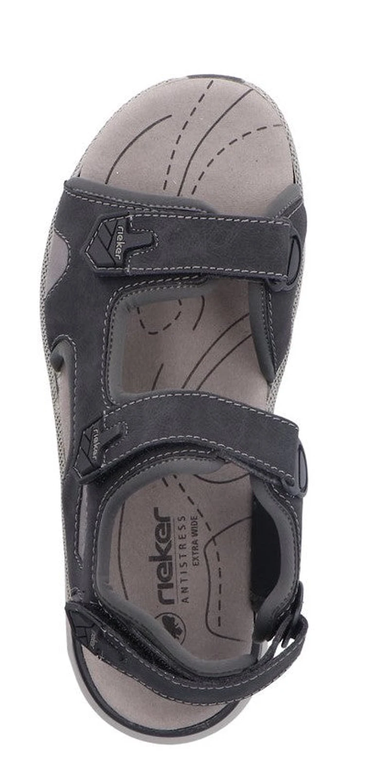 Black Velcro Sandal