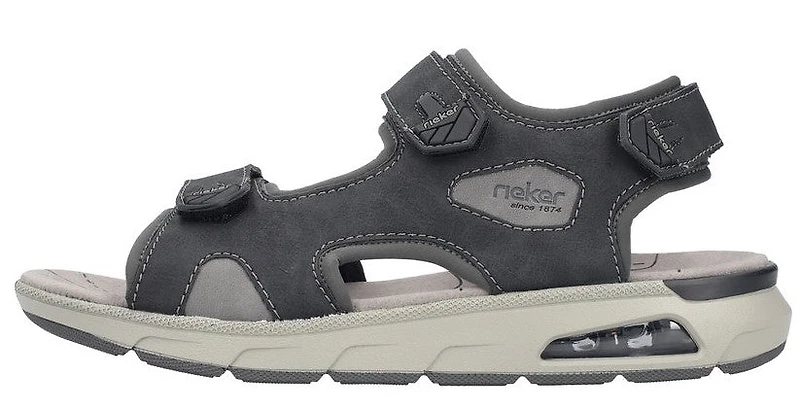 Black Velcro Sandal