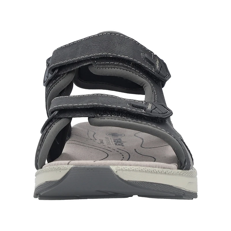 Black Velcro Sandal