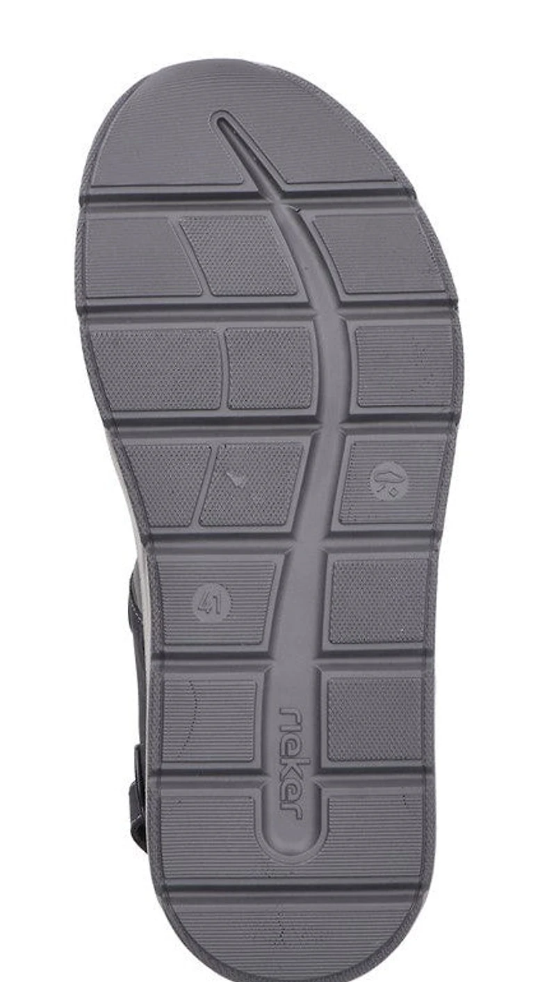 Black Velcro Sandal