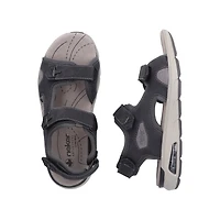 Black Velcro Sandal