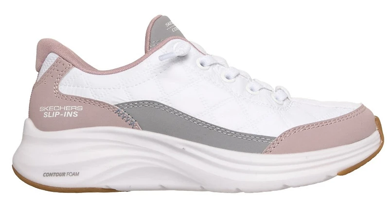 Slip-ins Contour Foam-cozy Fit White/Lavender
