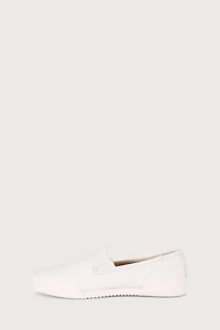 40466-white - Burnished Waxy Leather White