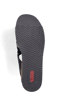 Black Woven Sling Back