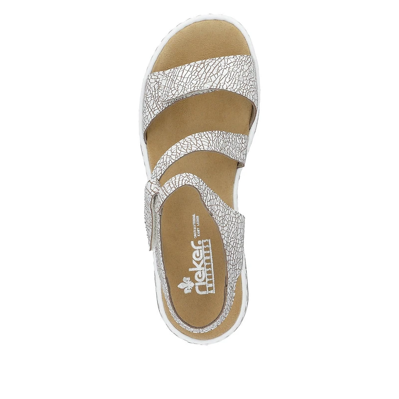 White Criss Cross Sandal