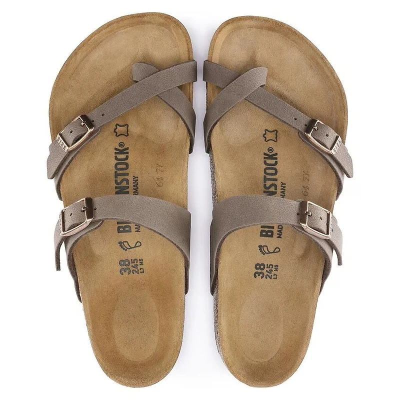 Mayari Birko-flor Mocha - Regular Fit