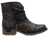 Grey Side Zip Boot