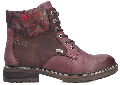 Red Lace Up Boot