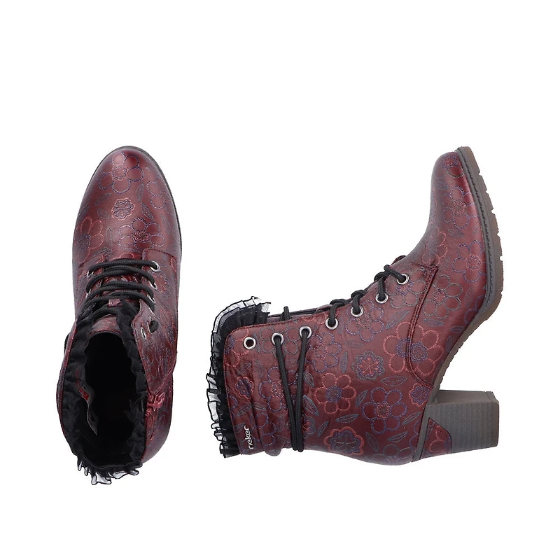 Bordeaux Warmlined Heeled Boot