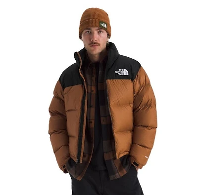 Men's 1996 Retro Nuptse Jacket Burnt Umber/Tnf Black