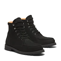 Redwood Falls Moc Toe Waterproof Boot Black