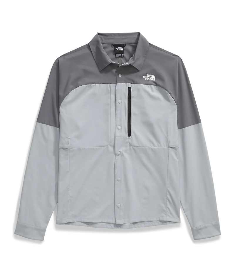 Men's First Trail Upf LS Shirt High Rise Grey Smoked Pearl